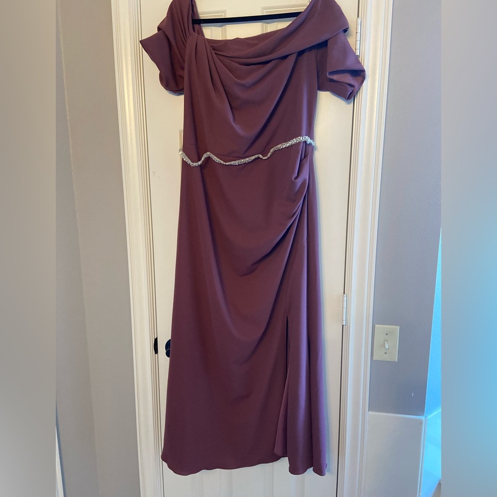 Mother of the Bride dress, David’s Bridal.